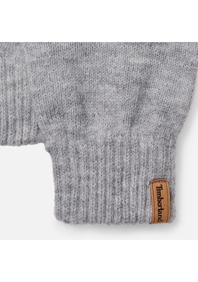 Timberland Rib Knit Glove Erkek Eldiven-34017 Gri
