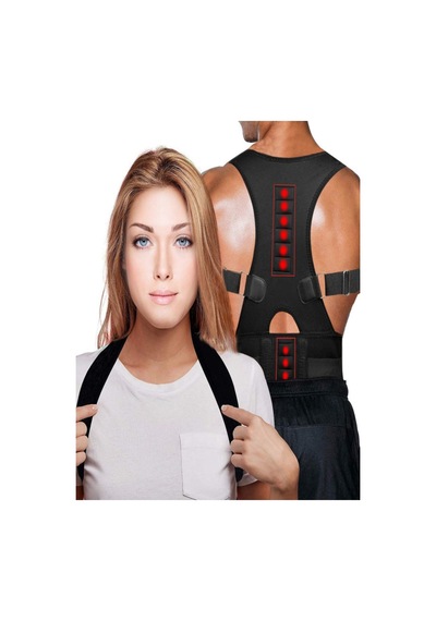 Lifestyle Medikal Kifoz Skolyoz Korsesi Manyetik Dik Duruş Korsesi Yeleği