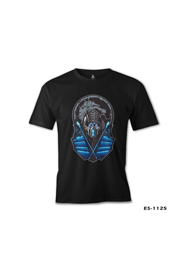 Mortal Combat - Sub Zero Siyah Erkek Tshirt
