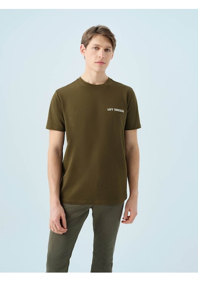 Loft Regular Fit Haki Erkek T-shirt Lf2038722 Haki
