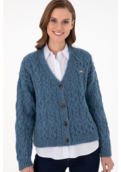 U.s. Polo Assn. Kadın Koyu Mavi Hırka Triko 50293020-vr032 Koyu Mavi