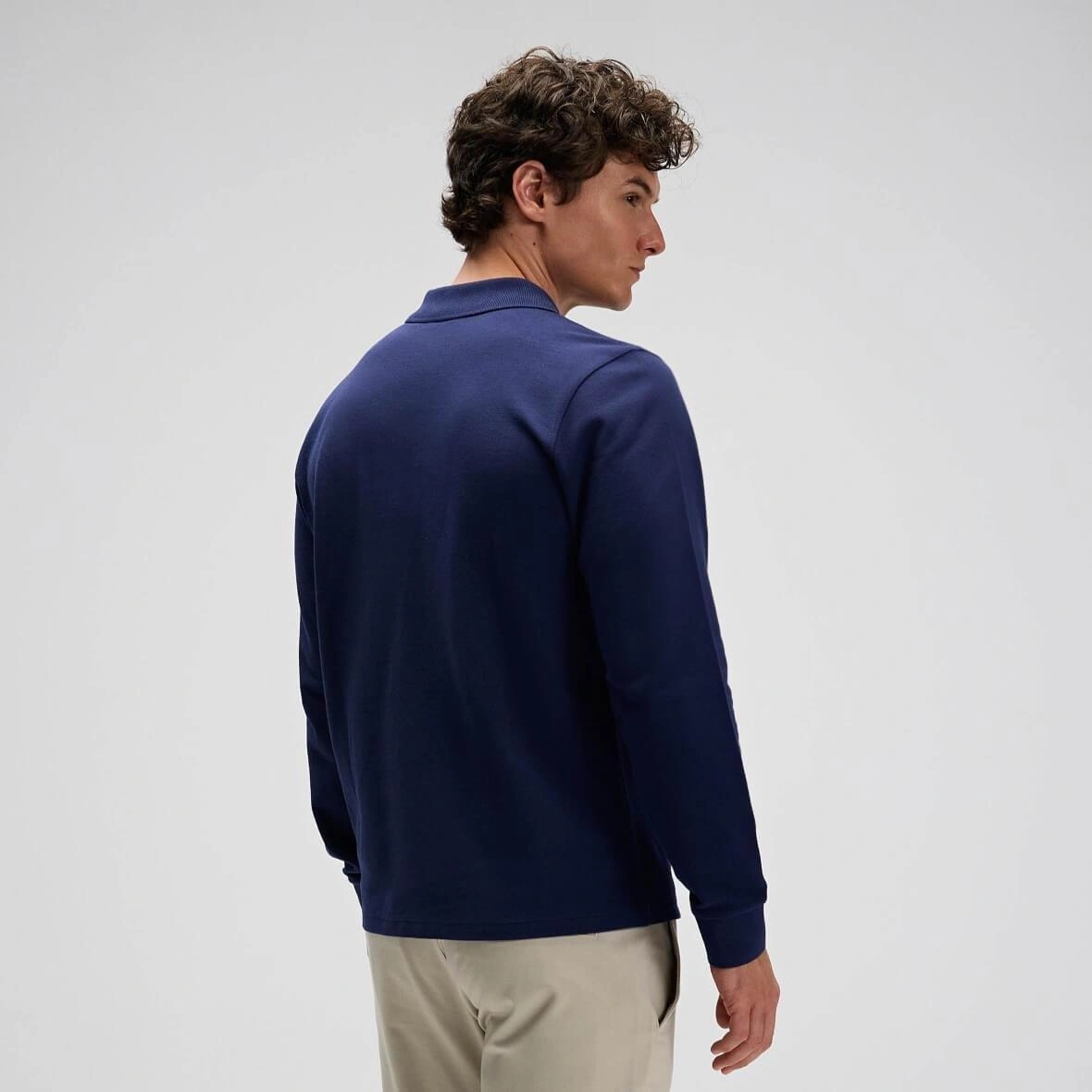 Ellesse Em582-nv Erkek Polo Yaka Sweatshirt - Lacivert Lacivert