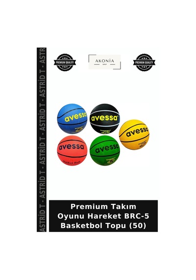 Premium Takım Oyunu Hareket Brc-5 Basketbol Topu 50