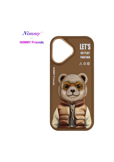 Apple Uyumlu iPhone 16 3d Nakışlı Ve Kabartmalı Gözlük Fermuar Detaylı Cool Cute Ayıcık Kılıf 2.0 Şeffaf Apple Uyumlu iPhone 16 3d Nakışlı Ve Kabartmalı Gözlük Fermuar Detaylı Cool Cute Ayıcık Kılıf 2.0 Şeffaf