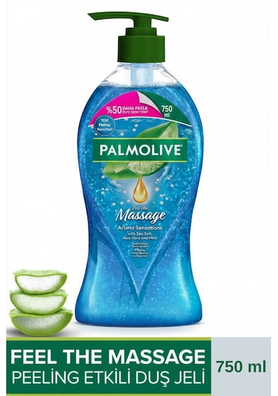 Palmolive Aroma Sensations Feel The Massage Cilt Yenileyici Peeling Etkili Banyo ve Duş Jeli 750 ML Palmolive Aroma Sensations Feel The Massage Cilt Yenileyici Peeling Etkili Banyo ve Duş Jeli 750 ML