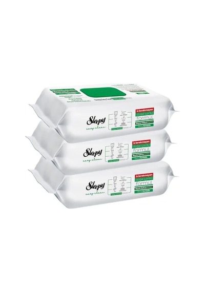 Sleepy Easy Clean Beyaz Sabun Katkılı Yüzey Temizlik Havlusu 3 Adet 3x100 300 Yaprak Tekli