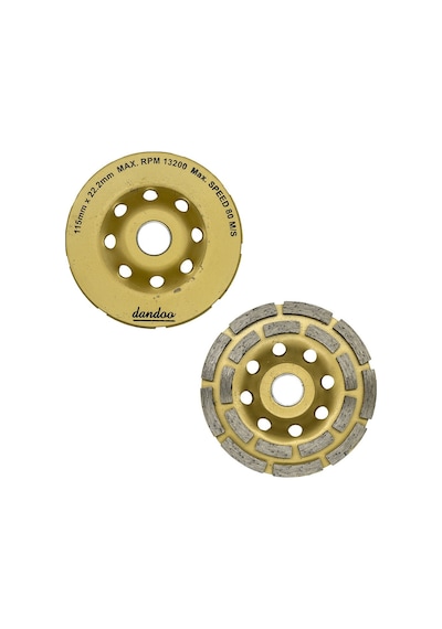 Dandoo 115 Mm Çift Sıra Elmas Beton Taş Yüzey Silme Temizle Diski