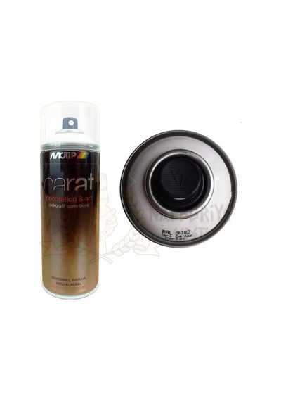 Motip Carat Parlak Gri Beyaz Sprey Boya - 400 ML Ral9002