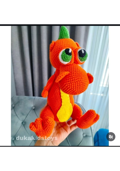Amigurumi Dragon Ejderha Dinazor Dukakidstoys Oyuncak