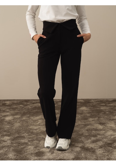 Xint Siyah Pamuk Dokulu Oversize Sweat Pantolon 470400