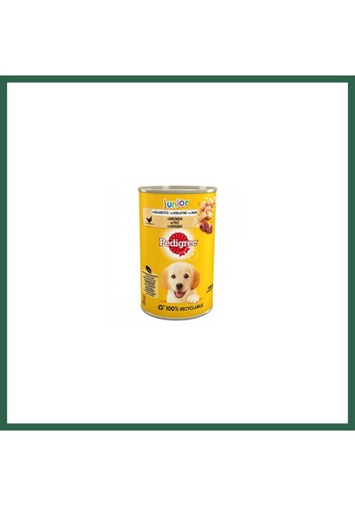Pedigree Junior Tavuklu Soslu Yavru Köpek Konservesi 400 Gr Bzs01