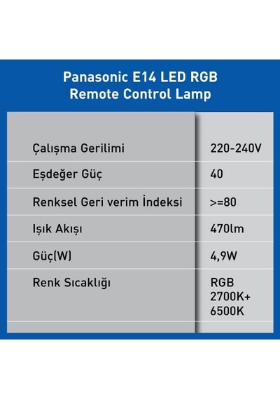 Led Akıllı Bluetooth Wi-fi Rgb E14 Lamba 4,9w Diğer