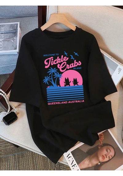 Noıssey Urban Pop Graphic Kadın Tişört Koleksiyonukod 5311 Siyah