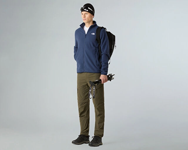 The North Face M Glacier Fleece Jacket Erkek Outdoor Polar Ceket Nf0a8d0r8k21 Lacivert Lacivert