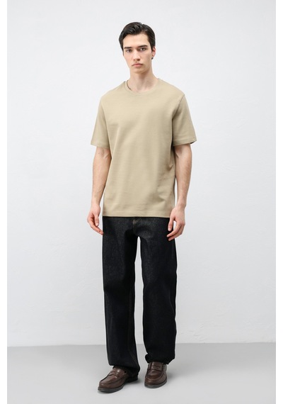 Antioch Regular Fit Basic Erkek T-shirt Haki