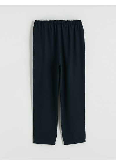 Lcw Everyday Lacivert Beli Lastikli Loose Fit Kadın Pantolon