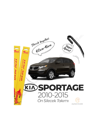 Kia Sportage Muz Silecek Takımı 2010-2015 İnwells