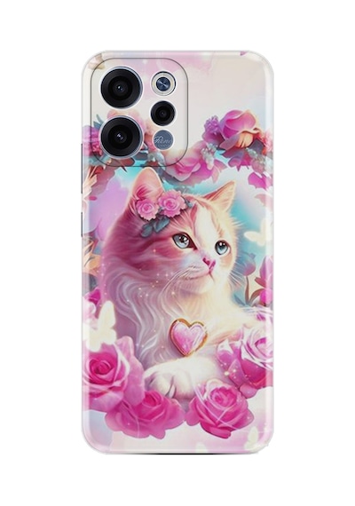 Oppo Reno 15 / 15f 5g Kılıf Boutique Baskılı Resimli Güzel Kedi Pcode -037