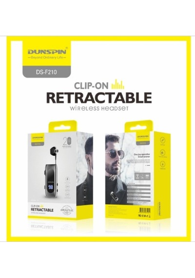 Ds-f210 Led Ekranlı Makaralı Bluetooth Kulaklık 25 Saat Kesintisiz Kullanım