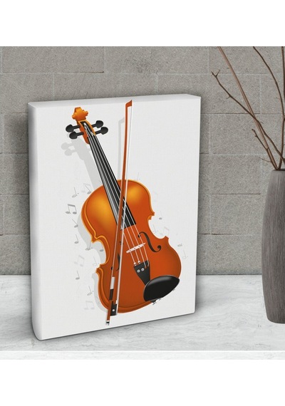 Bk Gift Keman Tasarımlı Dekoratif Mini Kanvas Tablo 15X20Cm-1 (506660912)