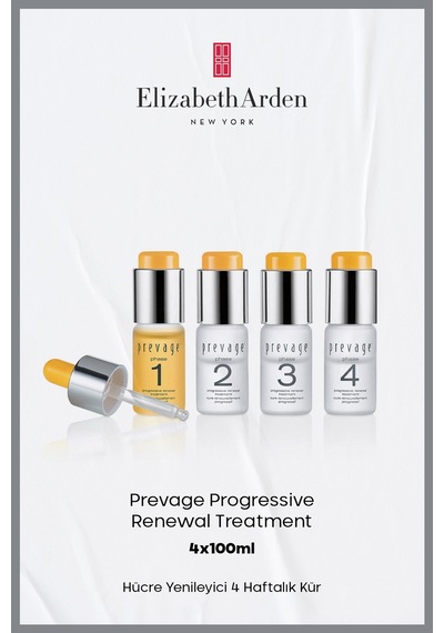 Elizabeth Arden Prevage Progressive Renewal Treatment Aşamalı Cilt Yenileyici Peeling Serum 4 x 10 ML﻿﻿