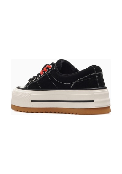 Guja Kadın Bağcık Aksesuarlı Günlük Sneaker Ayakkabı 26k 26k366-1 Siyah