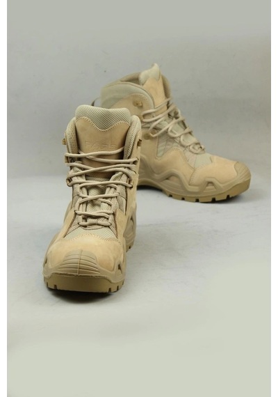 Pars 102 Power Mid Hakiki Nubuk Deri Su Itici Özellikli Askeri& Polis Outdoor Tactical Kısa Bot Çok Renkli