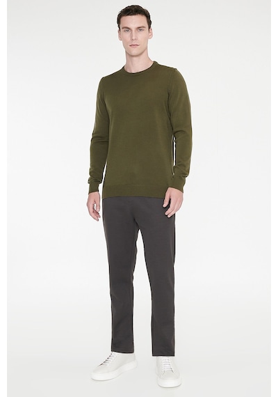 AC&Co / Altınyıldız Classics Erkek Kahverengı Pamuklu Standart Fit Normal Kesim Beli Lastikli Diagonal Desenli Örme Pantolon Kahverengi AC&Co / Altınyıldız Classics Erkek Kahverengı Pamuklu Standart Fit Normal Kesim Beli Lastikli Diagonal Desenli Örme Pantolon Kahverengi