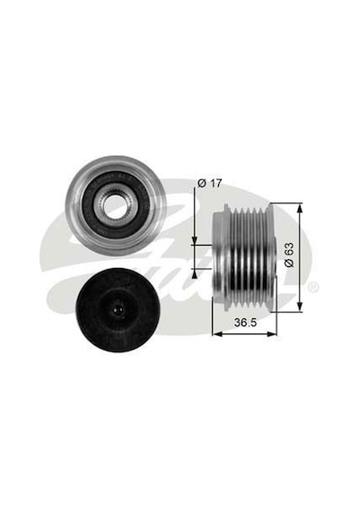 GATES OAP7051 ALTERNATÖR KASNAĞI FOCUS 98-04 TRANSIT CONNECT 1.8
