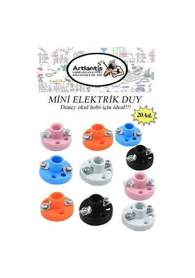 Mini Duy 20 Adet Deney Duyu Proje İçin Küçük Ampul Yuvası Minyonet Duy Okul Sınıf Elektrik Devre Deney Duyusu
