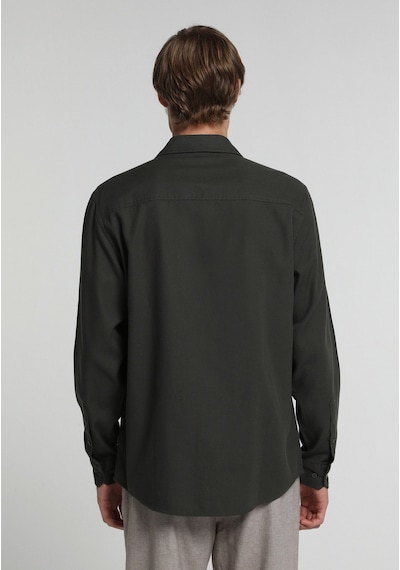 Colin's Colins Regular Fit Shirt Neck Düz Erkek Yeşil Uzun Kol Gömlek Cl1083468 Q1.v1 Pgr