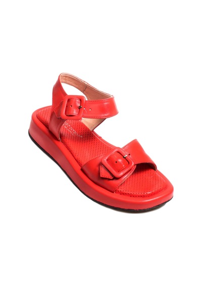 Fast Step Hakiki Deri Kadın Klasik Sandalet 710za150 001