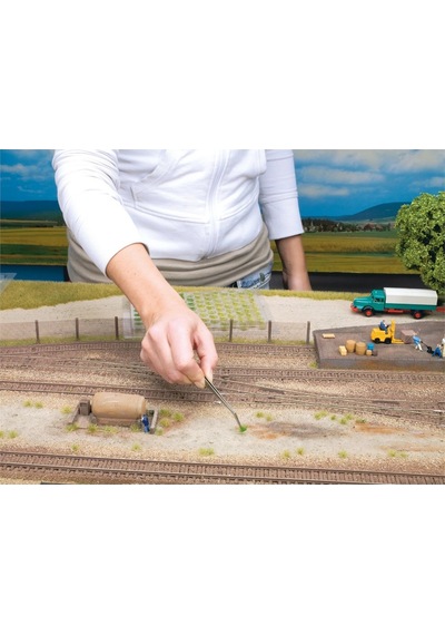 Noch 7044 Çayır Öbekleri, Yeşil-kahve Tonları, Mini Set Xl, 42 Adet, 9 Mm Diorama Malzemesi-59281