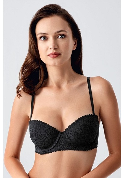 New Bra 33-8355 Destekli Sütyen siyah