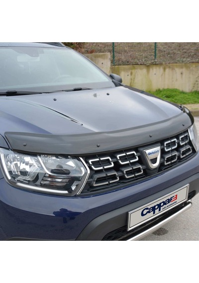 Cappafe Dacia Duster Ön Kaput Koruyucu Rüzgarlık 4Mm Abs 2018-