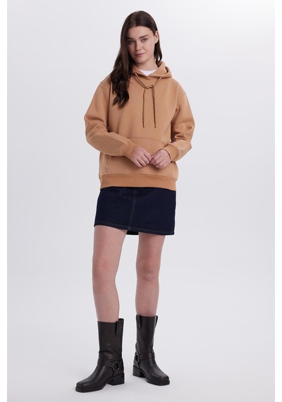 Tudors Kadın Relax Fit Rahat Kesim Pamuklu Kapüşonlu Kanguru Cepli Kiremit Sweatshirt-39944 Kiremit Tudors Kadın Relax Fit Rahat Kesim Pamuklu Kapüşonlu Kanguru Cepli Kiremit Sweatshirt-39944 Kiremit