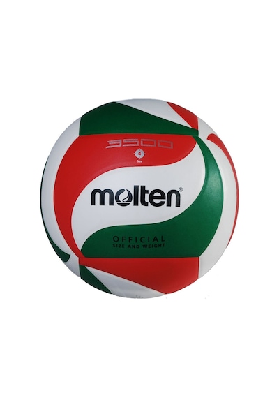 Molten V4M3500 No 4 Yapıştırma Mini Voleybol Topu Kırmızı Yeşil Kırmızı - Yeşil