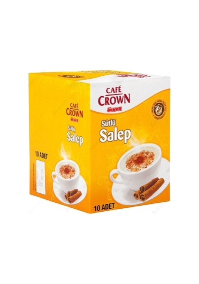 Ülker Cafe Crown 10'lu Sütlü Salep 15 Gr. 12'li Paket