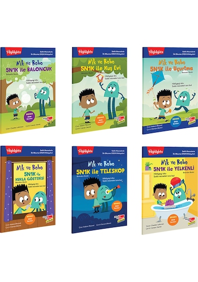Saklı Nesnelerle STEM Hikâyeleri Nik ve Robo 5N1K 6'lı Set