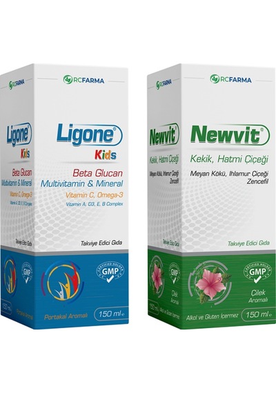 Ligone Kids Multivitamin Şurup 150 Ml Newvit Kekik Hatmi Şurup