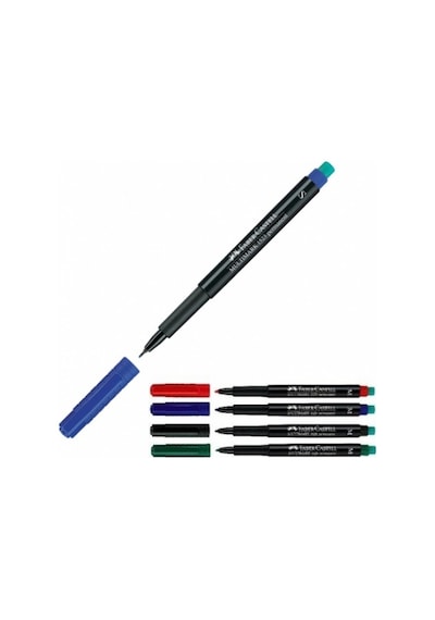 Faber Castell 1523 99 Asetat Kalemi Siyah S Siyah