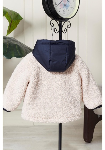 Peluş Bebek Çocuk Mevsimlik Mont 51309 Lacivert