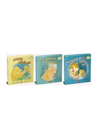 Aferin Küçük Ayı - Eve Dönelim Küçük Ayı - Uyuyamıyor Musun Küçük Ayı - 3 Kitap Set