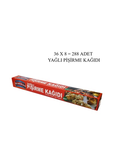 288 Adet Yağlı Pişirme Kağıt Timya/go1395 201217