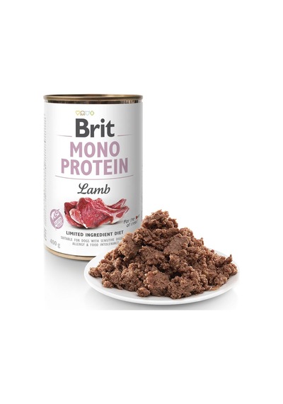 Brit Care Mono Protein Kuzu Etli Köpek Konservesi 400 Gr 6'lı Paket