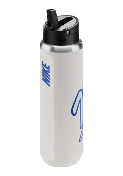 Stainless Steel Recharge Straw Bottle 24 Oz Unisex Beyaz Antrenman Suluk N.101.3812.110.24 Beyaz