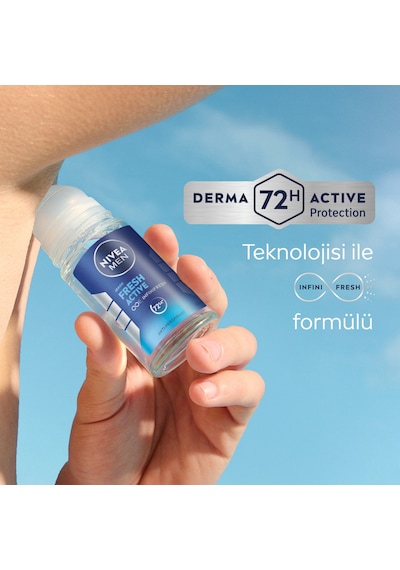 Nıvea Men Fresh Active Roll-on 50 Ml X 5 Adet