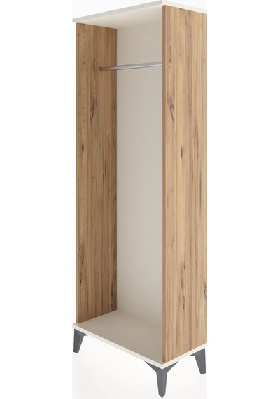 Arges Dolap Kapaklı Tek Askılı 60x30x163 Çam-aytaşı Çam