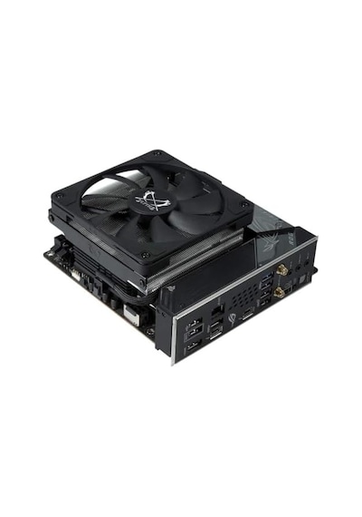 Scythe Big Shuriken 4 Low Profile Cpu Cooler, 120mm Slim Fan, Intel & Amd Uyumlu, Sessiz İşlemci Soğutucu - Siyah