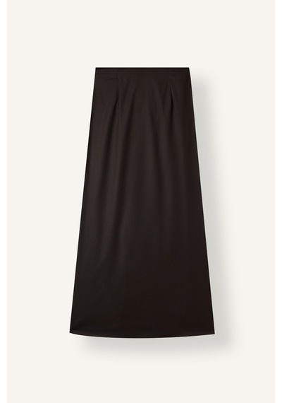 Defacto Regular Fit Drape Detaylı Normal Bel Maxi Etek I7384ax26wnbn338 Kahve-bn338